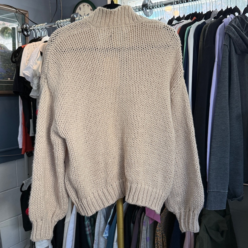 NWT Bailey/44 3D HEART CHUNKY CARDIGAN - Picture 4 of 6